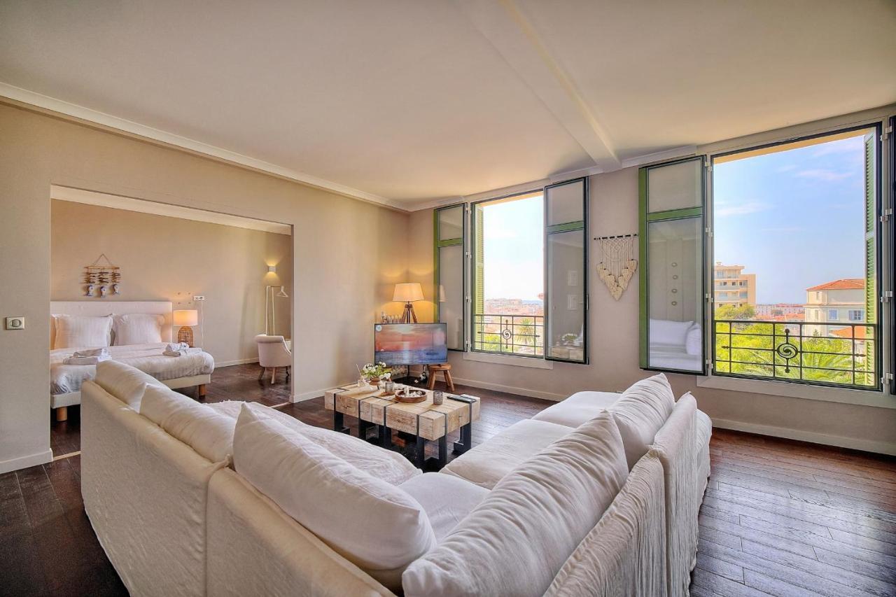 קאן Immogroom - Large Apartment - Parking - Air Conditioning - Sea View - Wifi מראה חיצוני תמונה